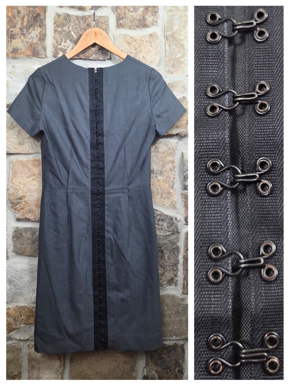 Joseph Steff Wool Stretch Sheath Dress